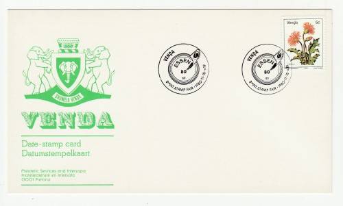 1980 Venda ESSEN 80 3rd International Stamp Fair Date-stamp Card