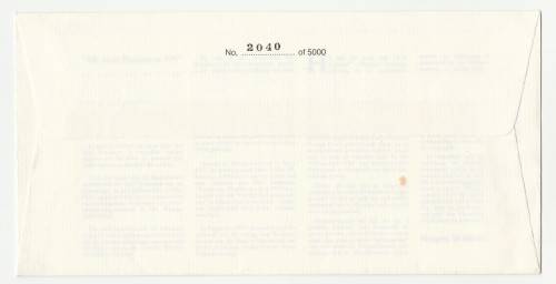 1987 RSA AB Just Nuisance RN 2040/5000 Commemorative Cover