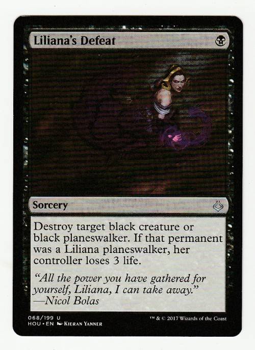 Magic the Gathering 2017 (NM) - Liliana`s Defeat - Uncommon - Hour of Devastation