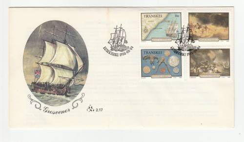 1988 Transkei Shipwreck: The Grosvendor FDC 2.17
