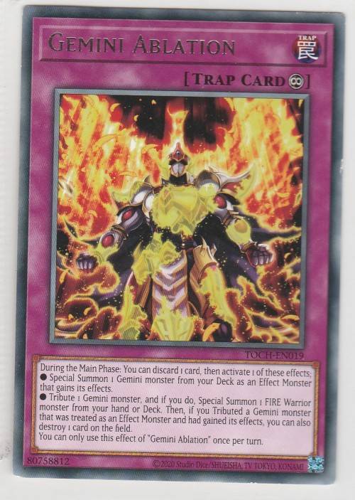 Yu-Gi-Oh! - Gemini Ablation - Toon Chaos (TOCH-EN019 - Super Rare