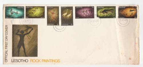 1968 Lesotho Rock Paintings FDC