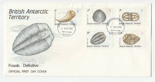 1990 GB British Antarctic Territory Fossils FDC