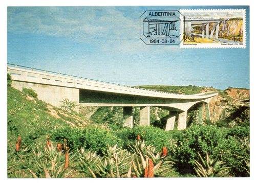 1984 RSA South African Bridges Postcard Set