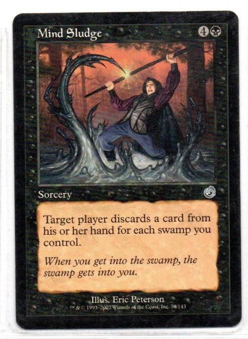 Magic The  Gathering 1993 - 2002 - Mind Sludge - Uncommon - Torment