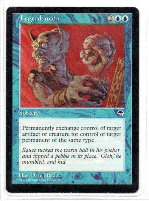 Magic The Gathering 1997 - Legerdemain - Common - Tempest