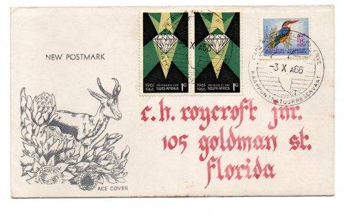 1966 RSA New Postmark Commemorative Cover