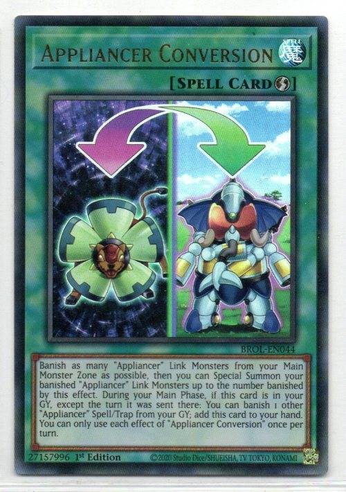 Yu-Gi-Oh! - Appliancer Conversion - 1st Ed/Ultra Rare - Brothers of Legend (BROL-EN044)