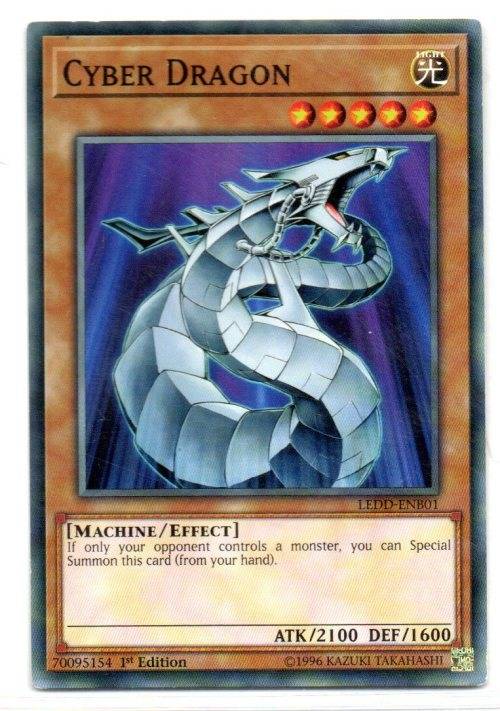 Yu-Gi-Oh! - Cyber Dragon - 1st Ed/Common - Legendary Dragon Decks (LEDD-ENB01)