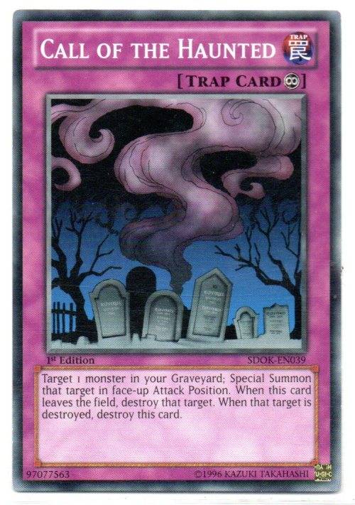 Yu-Gi-Oh! - Call of the Haunted - 1st Ed/Common - Onslaught of the Fire Kings Structure Deck (SDOK-E