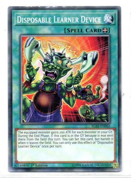 Yu-Gi-Oh! - Disposable Learner Device - 1st Ed/Common - Ignition Assault (IGAS-EN065)