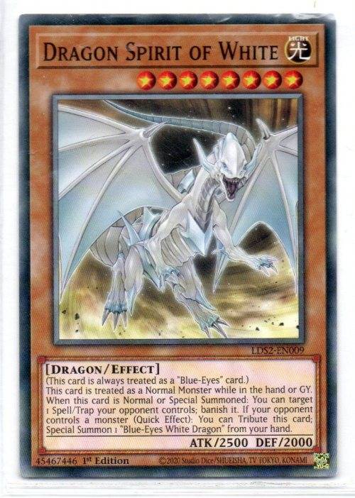 Yu-Gi-Oh!  - Dragon Spirit of White - 1st Ed/Common - Legendary Duelists: Season 2 (LDS2-EN009)