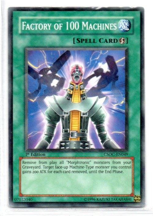 Yu-Gi-Oh! - Factory of 100 Machines - 1st Ed/Common - Crossroads of Chaos (CSOC-EN049)