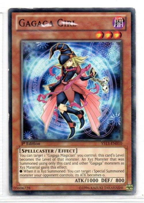 Yu-Gi-Oh! - Gagaga Girl - 1st Ed/Common - Super Starter: V for Victory Power-Up Pack (YS13-EN010)