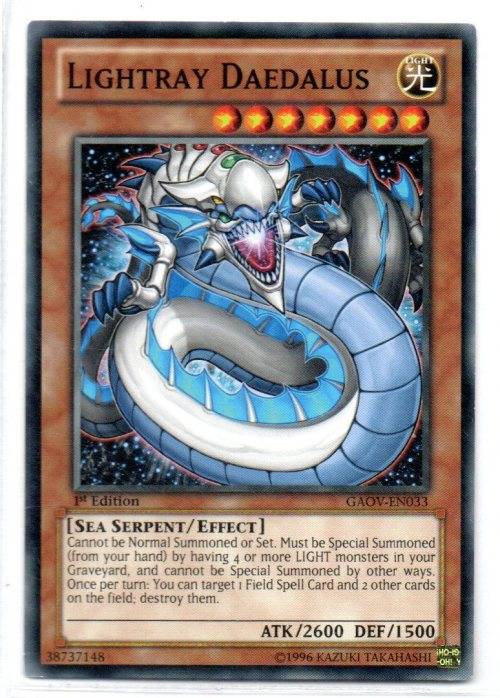 Yu-Gi-Oh! - Lightray Daedalus - 1st Ed/Common - Galactic Overlord (GAOV-EN033)