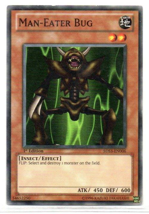 Yu-Gi-Oh! - Man-Eater Bug - 1st Ed/Common - Starter Deck: Duelist Toolbox (5DS3-EN006)