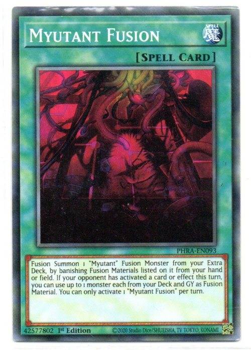 Yu-Gi-Oh! - Myutant Fusion - 1st Ed/Common - Phantom Rage (PHRA-EN093)