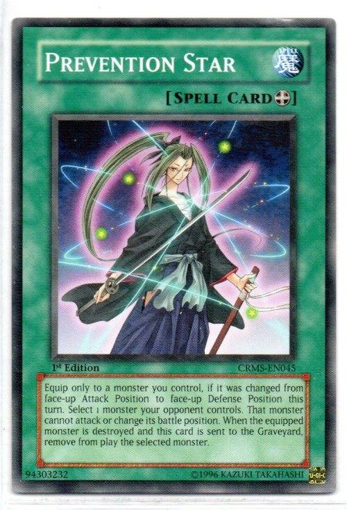 Yu-Gi-Oh! - Prevention Star - 1st Ed/Common - Crimson Crisis (CRMS-EN045)