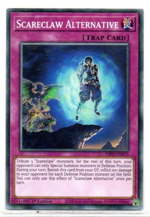 Yu-Gi-Oh! - Scareclaw Alternative - 1st Ed/Common - Dimension Force (DIFO-EN075)