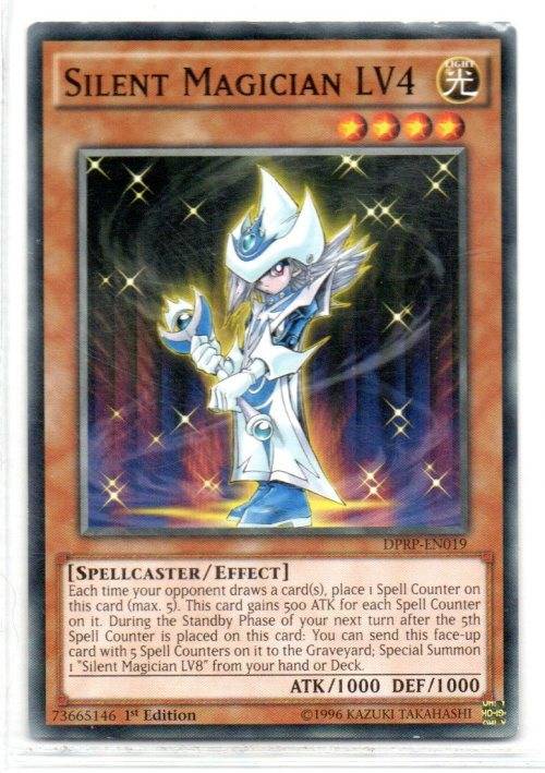 Yu-Gi-Oh! - Silent Magician LV4 - 1st Ed/Common - Duelist Pack: Rivals of the Pharaoh (DPRP-EN019)