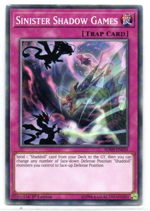 Yu-Gi-Oh! - Sinister Shadow Games - 1st Ed/Common - Structure Deck: Shaddoll Showdown (SDSH-EN035)