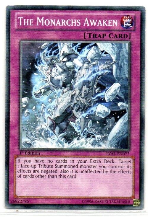 Yu-Gi-Oh! - The Monarchs Awaken - 1st Ed/Common - Legacy of the Valiant (LVAL-EN077)