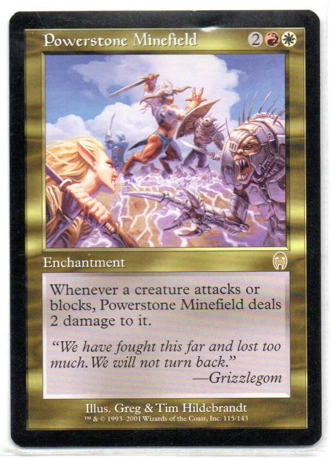 Magic The Gathering 2001 - Powerstone Minefield - Apocalypse (Rare)