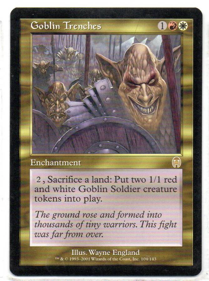 Magic The Gathering 2001 - Goblin Trenches - Apocalypse (Rare)