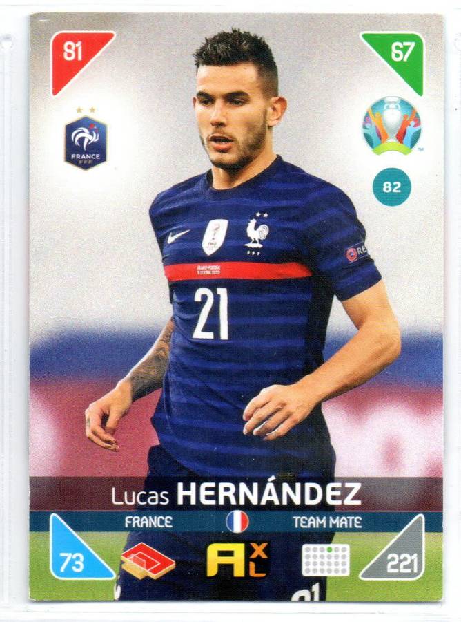 Panini UEFA Euro 2020 / XL Adrenalyn - France - 11 Cards