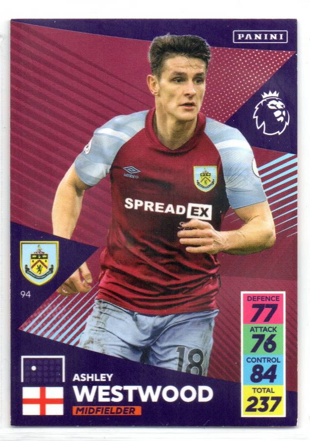 Panini Premier League 2021/22 / XL Adrenalyn - Burnley - 9 Cards