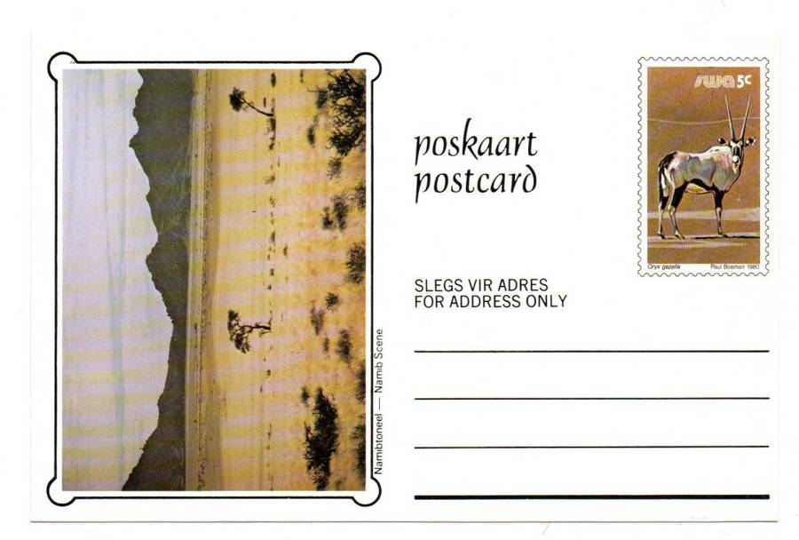 South-West Africa 10 Postcard Set