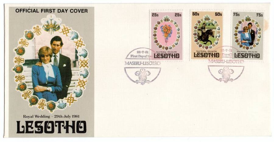 1981 Lesotho Royal Wedding FDC