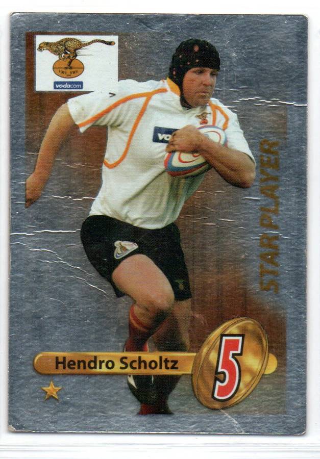 Big Ball Rugby Trading Cards 2009 Currie Cup Cheetahs - Hendo Scholtz