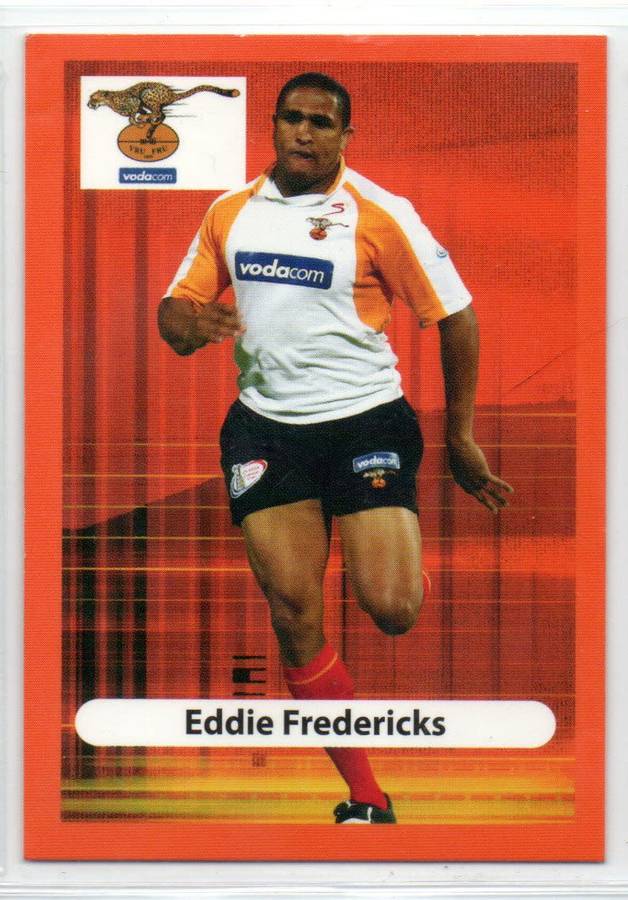 Big Ball Rugby Trading Cards 2009 Currie Cup Cheetahs - Eddie Fredericks
