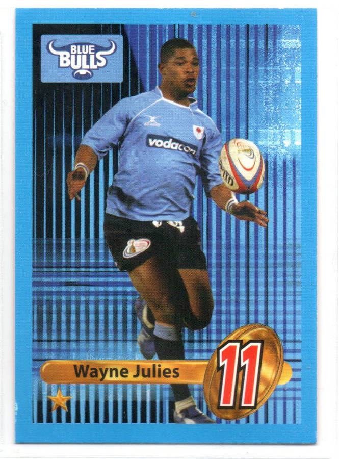 Big Ball Rugby Trading Cards 2009 Currie Cup Blue Bulls - Wayne Julies