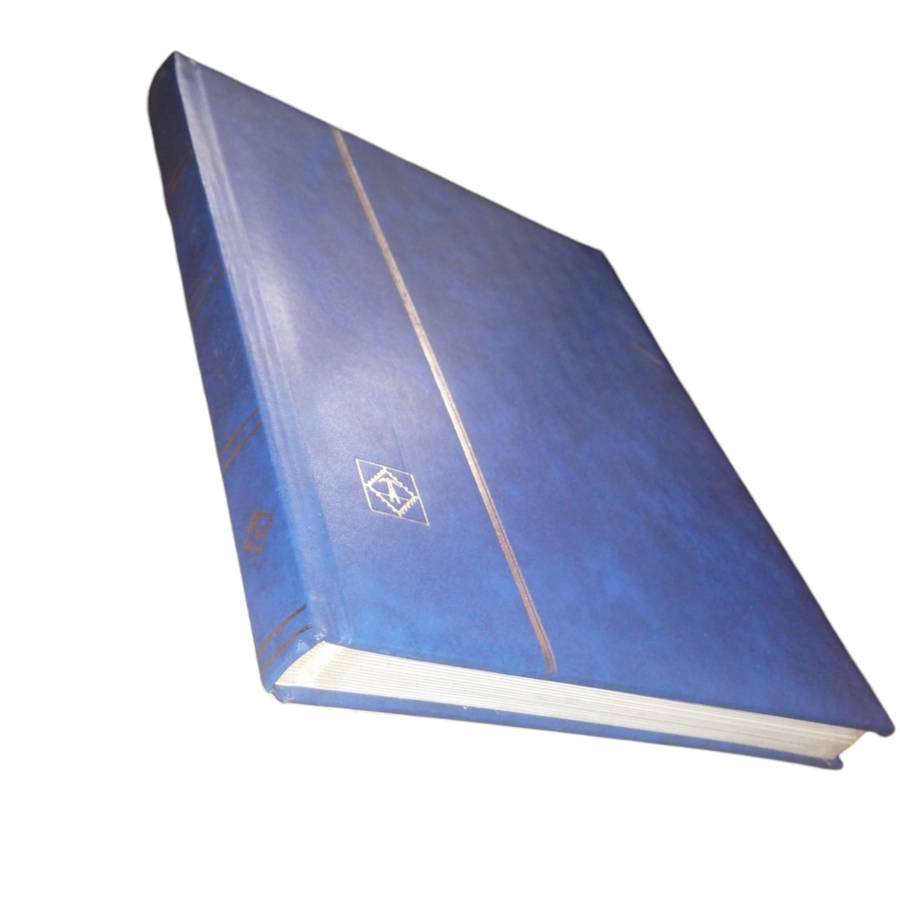 Lighthouse Blue 16 Page / 32 Side (White) Stockbook