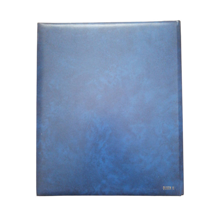 Lighthouse Blue 16 Page / 32 Side (White) Stockbook