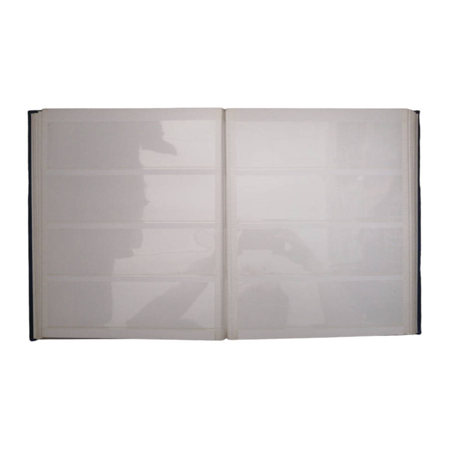 Lighthouse Blue 16 Page / 32 Side (White) Stockbook