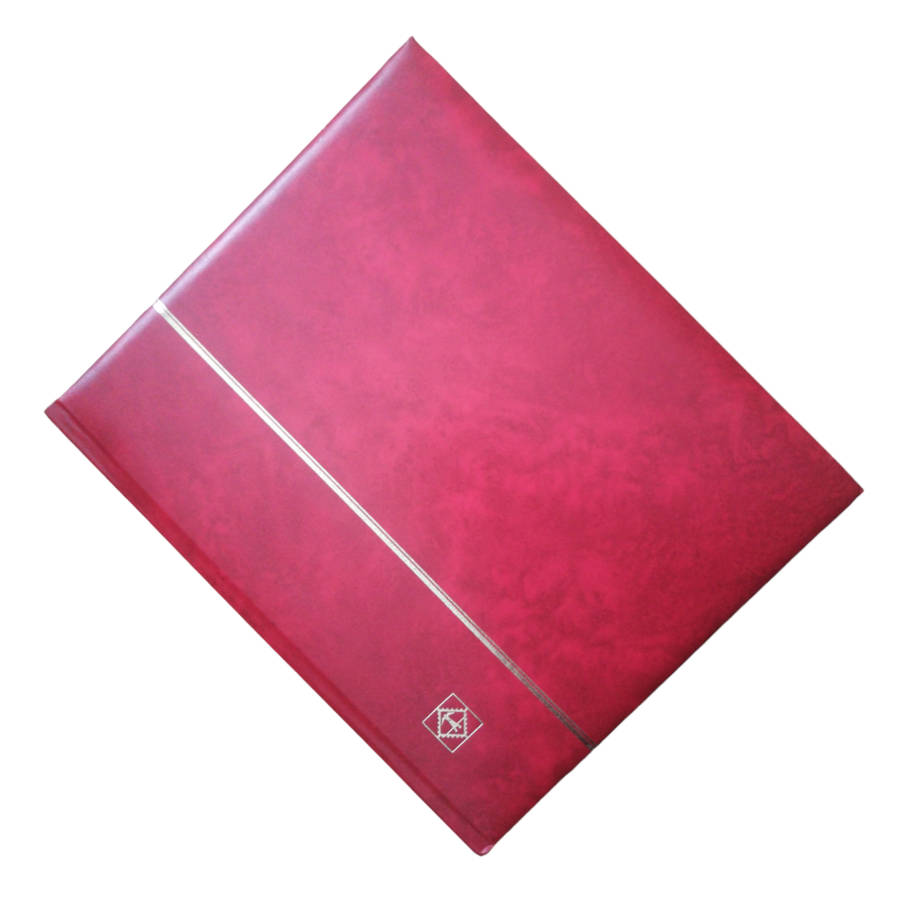 Lighthouse Red 16 Page / 32 Side (White) Stockbook