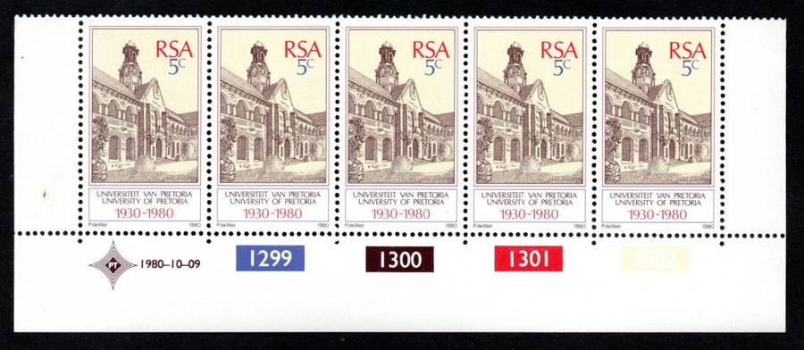 RSA 1980/10/09 University of Pretoria Control Blocks