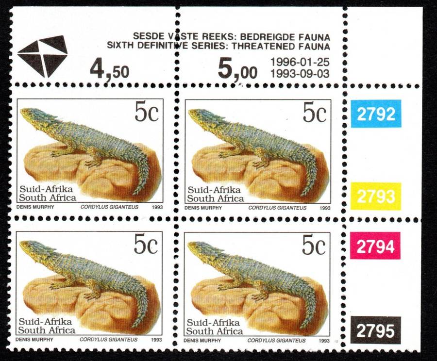 RSA 1993/09/03 & 1996/01/25 Definitive 5c Control Blocks