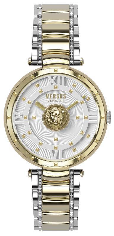 Women`s Versus Versace Medusa Moscova Two Tone Watch
