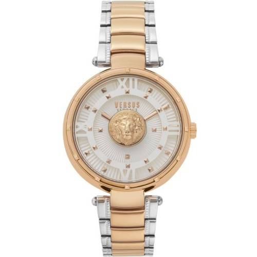 Women`s Versus Versace Medusa Moscova Two Tone Watch
