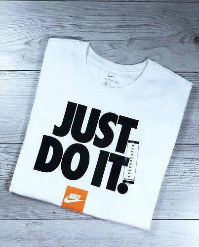 Nike Men`s NSW JDI T-shirt White CV2033-100 - Size Large