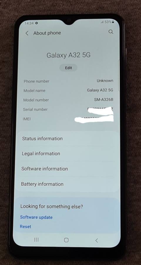 Brand New Samsung Galaxy A32 5G 128GB 2021 Single SIM - Awesome Black (Open Box)