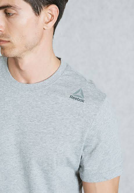 REEBOK Elements Classic T-shirt Grey BK3343 - Size Large
