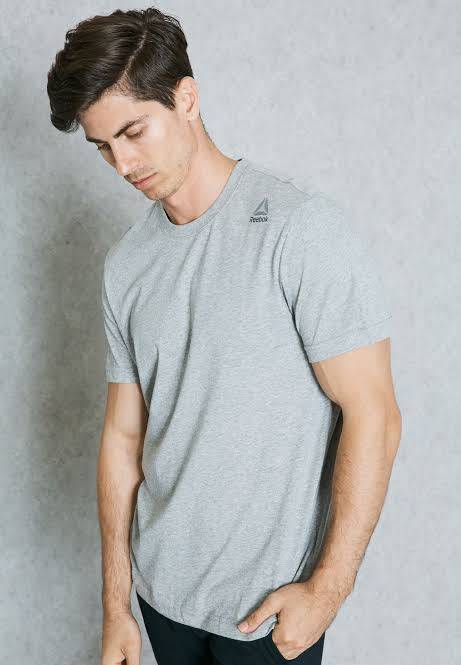 REEBOK Elements Classic T-shirt Grey BK3343 - Size Large
