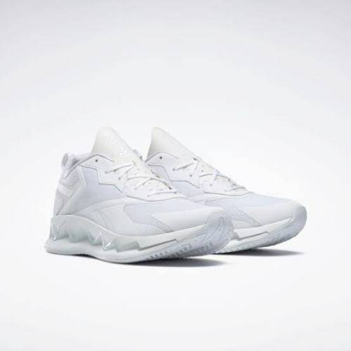 REEBOK Unisex ZIG Elusion Energy Shoes White/Dynamic Blue/White FV3842 - Size 9