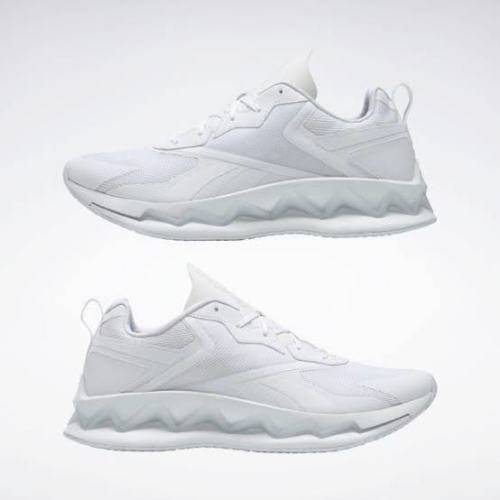 REEBOK Unisex ZIG Elusion Energy Shoes White/Dynamic Blue/White FV3842 - Size 9