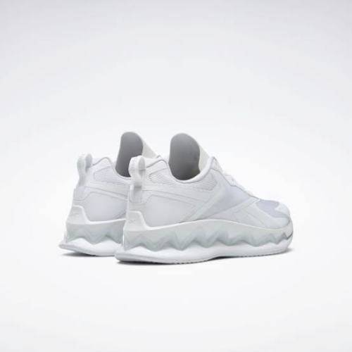REEBOK Unisex ZIG Elusion Energy Shoes White/Dynamic Blue/White FV3842 - Size 9